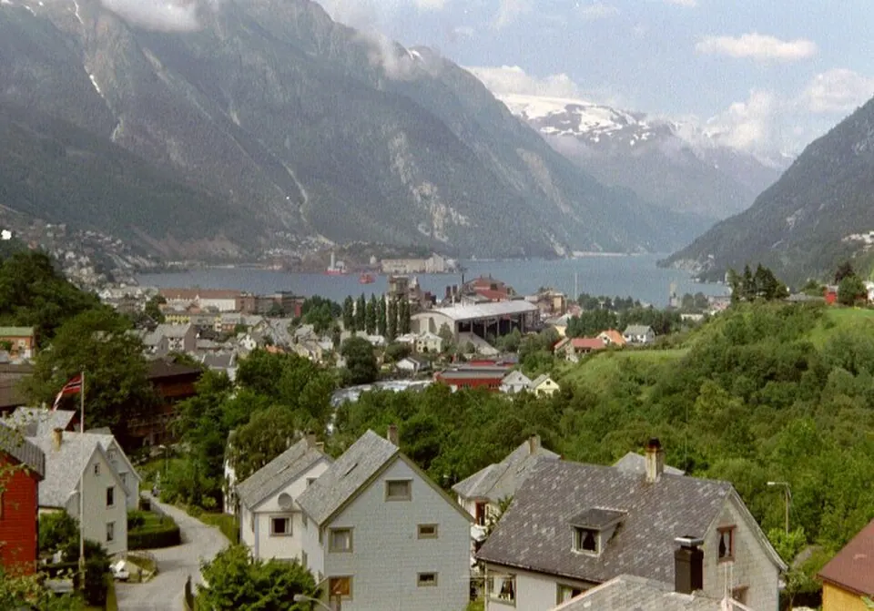 Hardangerfjordas ir Vøringsfossen